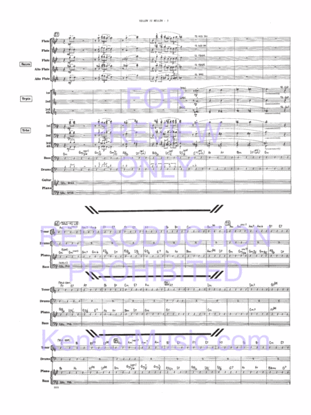 Yellow Is Mellow (Full Score)