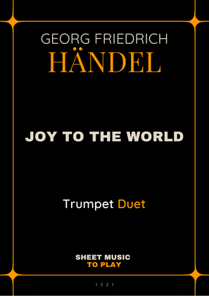 Joy To The World - Trumpet Duet (Full Score and Parts)