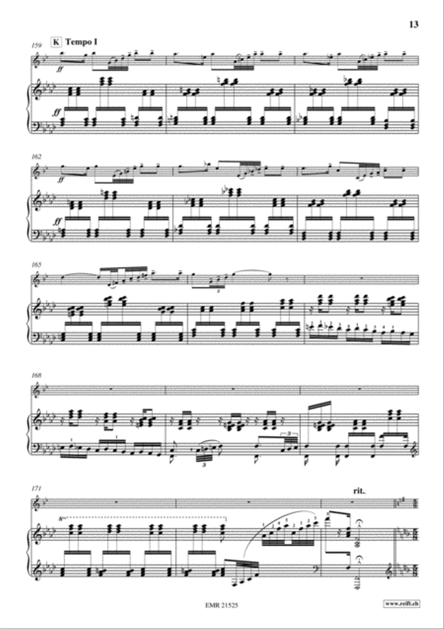 Concerto No. 10 Clarinet Solo scores gallery preview page 13