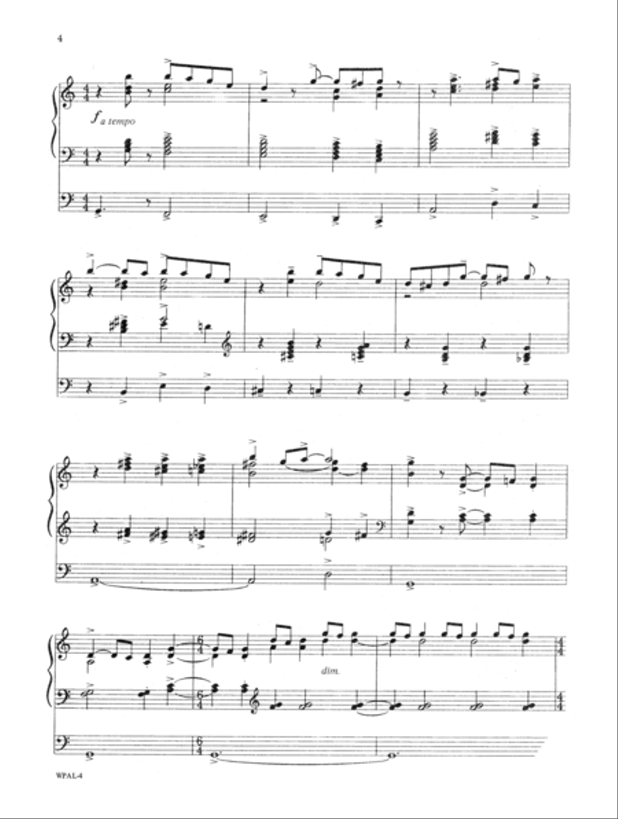 With Praise And Love No 1 Organ scores gallery preview page 6