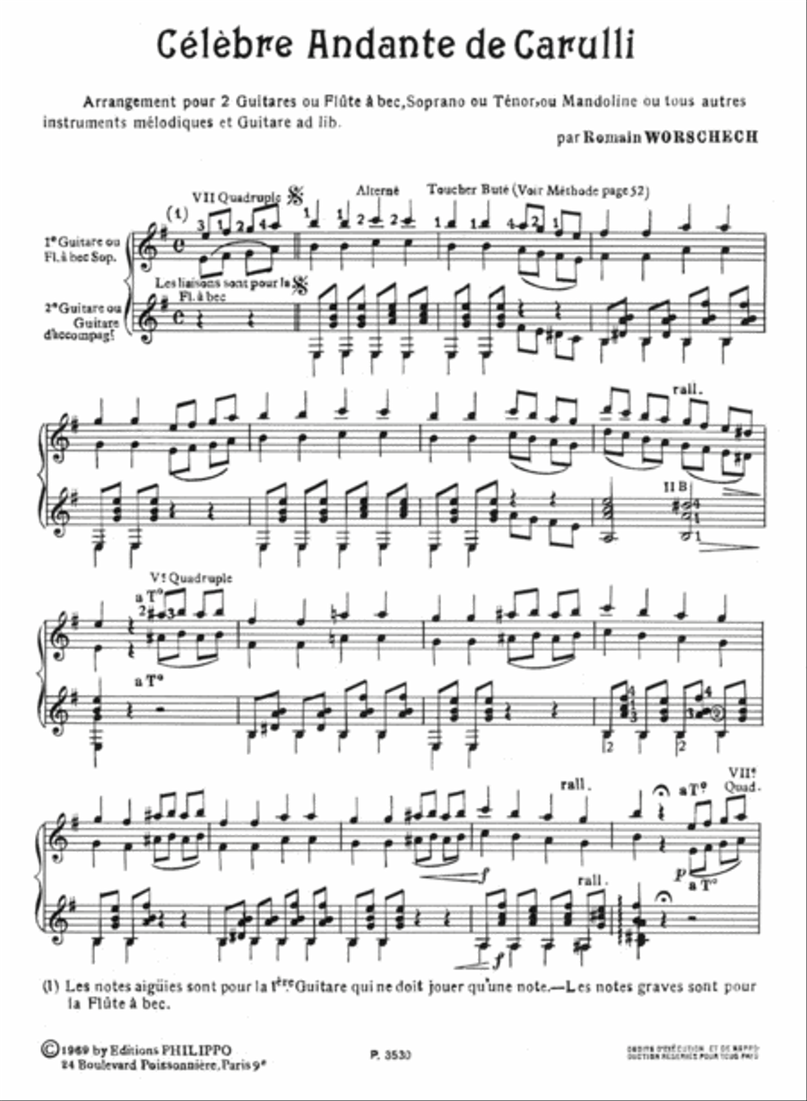Celebre andante Flute scores gallery preview page 2