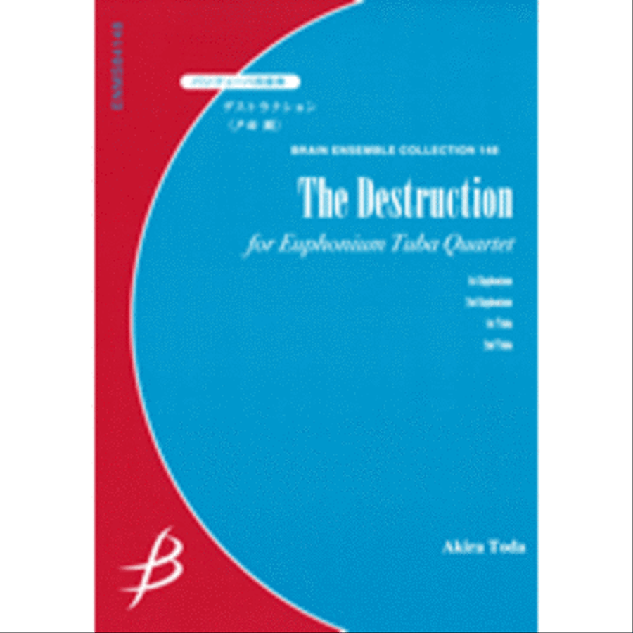 The Destruction - Euphonium & Tuba Quartet Tuba Quartet scores gallery preview page 1