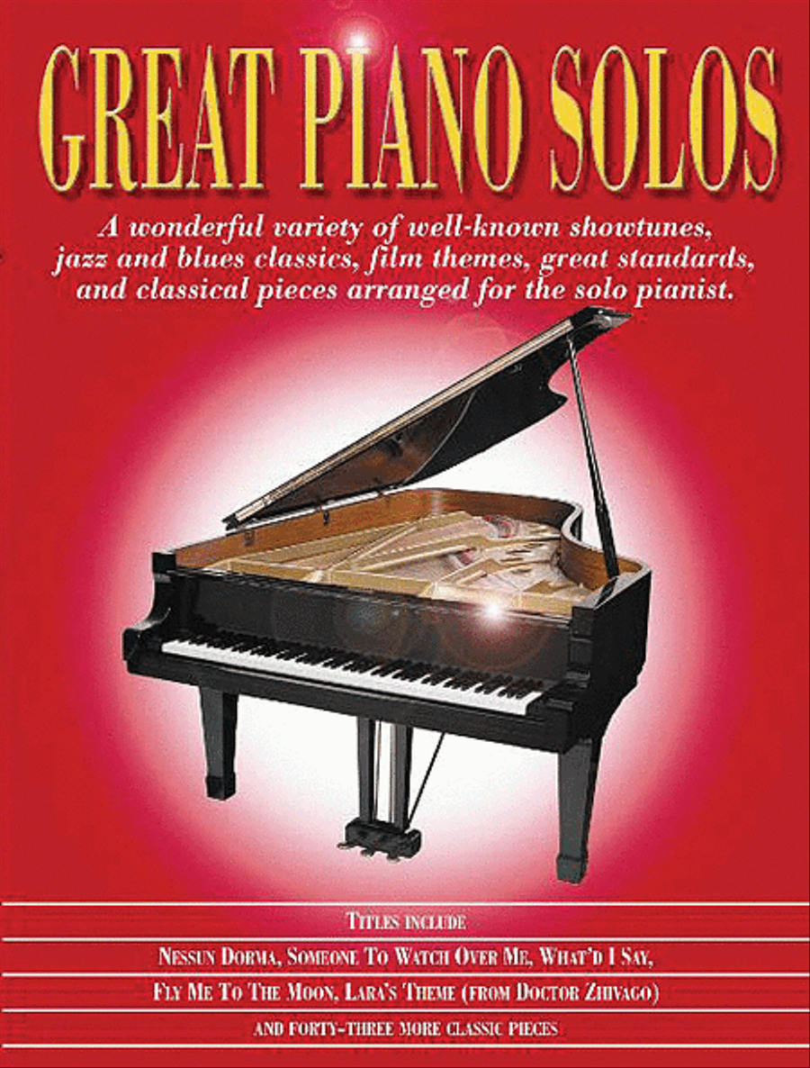 Great Piano Solos – The Red Book Piano Solo scores gallery preview page 1