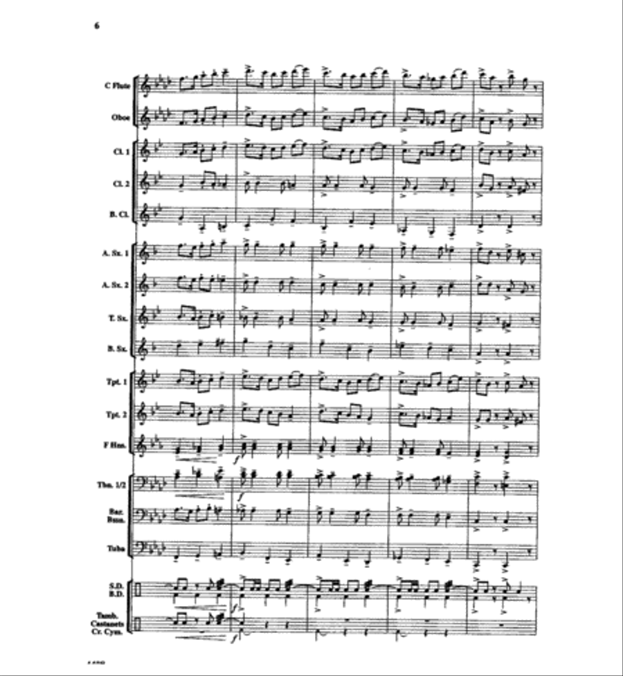 Escapada Concert Band scores gallery preview page 7