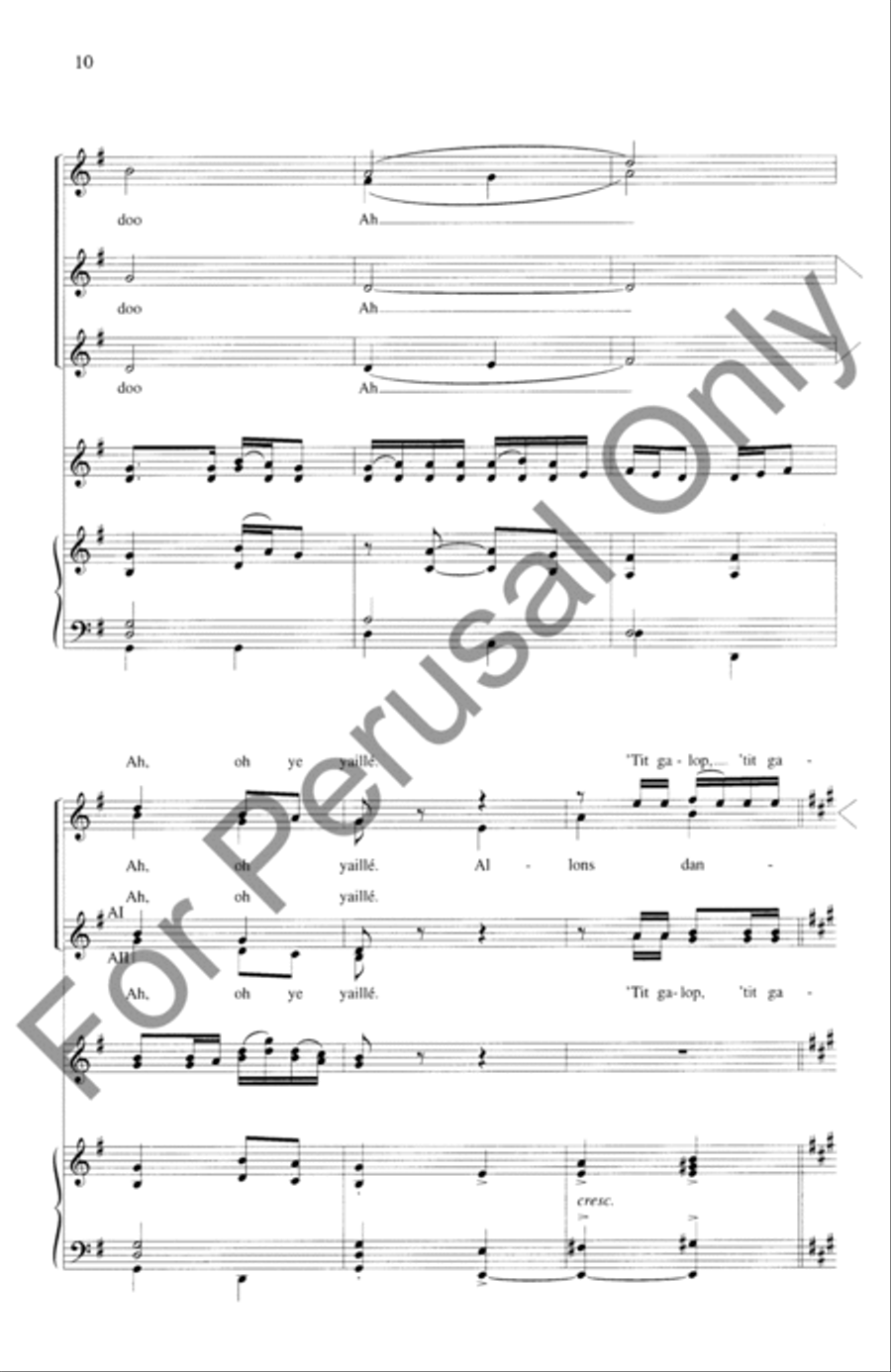 P'tit Galop, Colinda P'tit Galop, Colinda SSAA scores gallery preview page 7