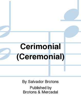 Book cover for Cerimonial (Ceremonial)