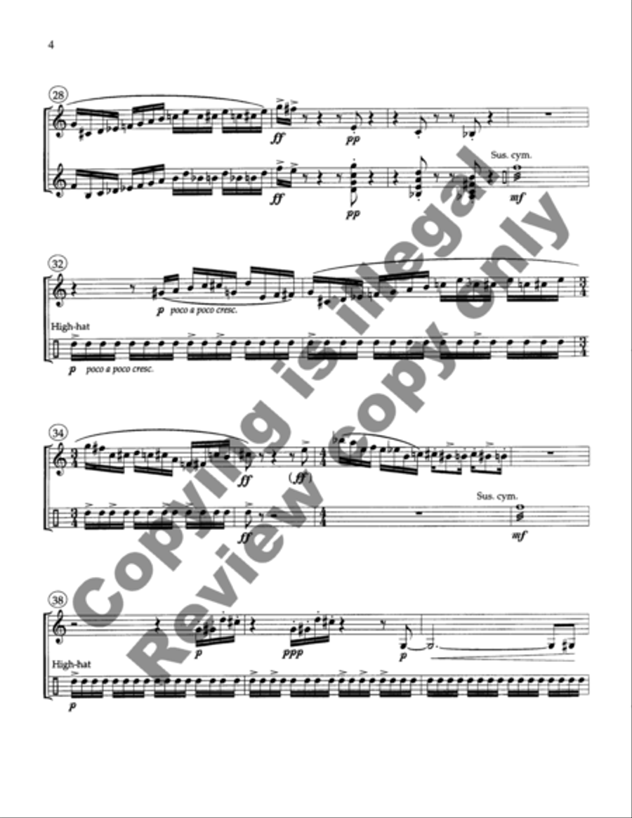Corker Clarinet scores gallery preview page 19