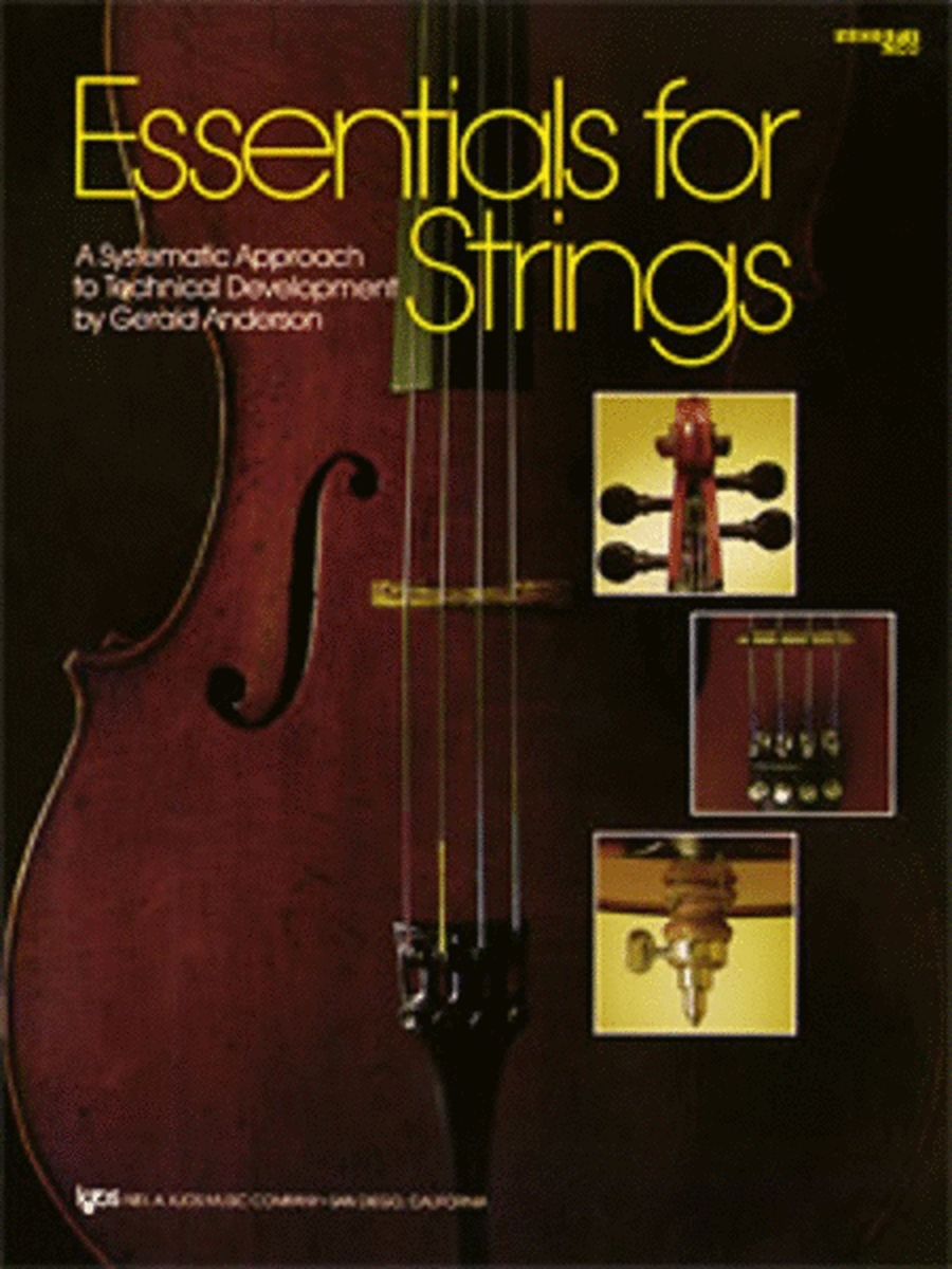 Essentials For Strings String Bass