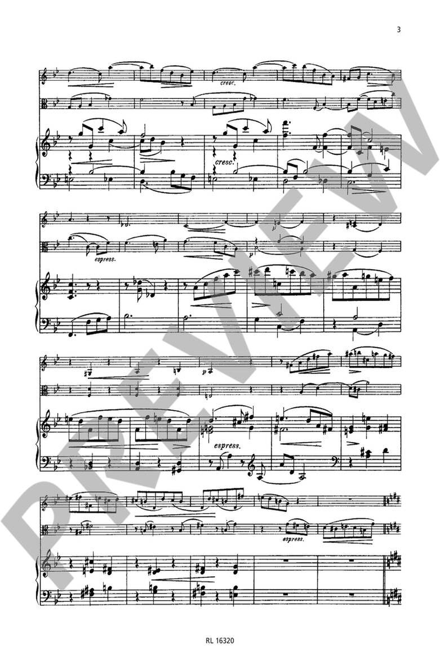 Sieben Fantasiestücke op. 57 Heft 2 Violin scores gallery preview page 2