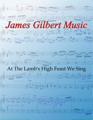 Book cover for At The Lamb's High Feast We Sing