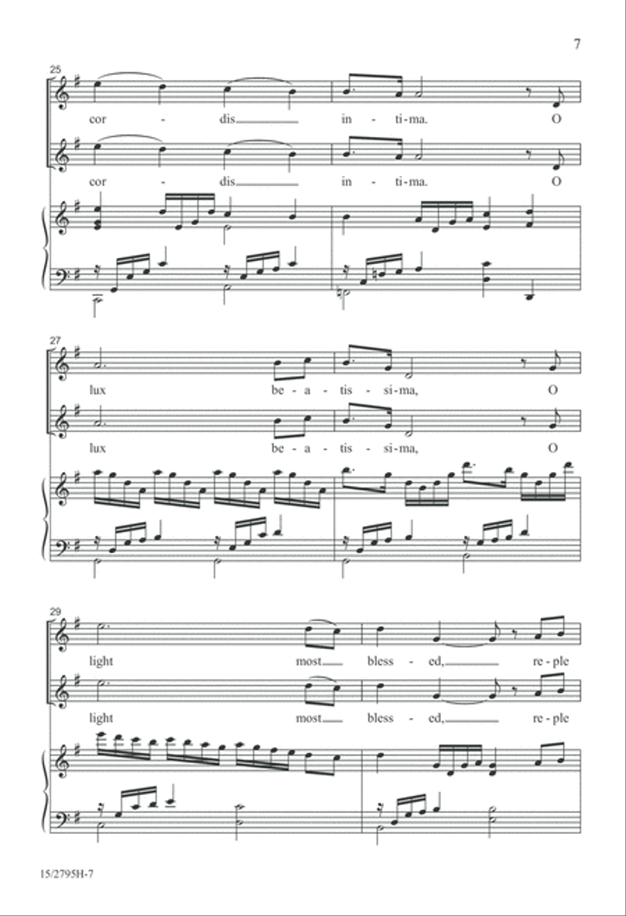 O Lux Beatissima O Lux Beatissima SSA scores gallery preview page 8