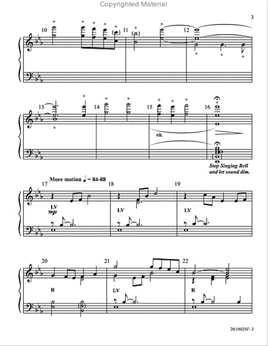 Go Tell It on the Mountain 5-Octaves scores gallery preview page 3