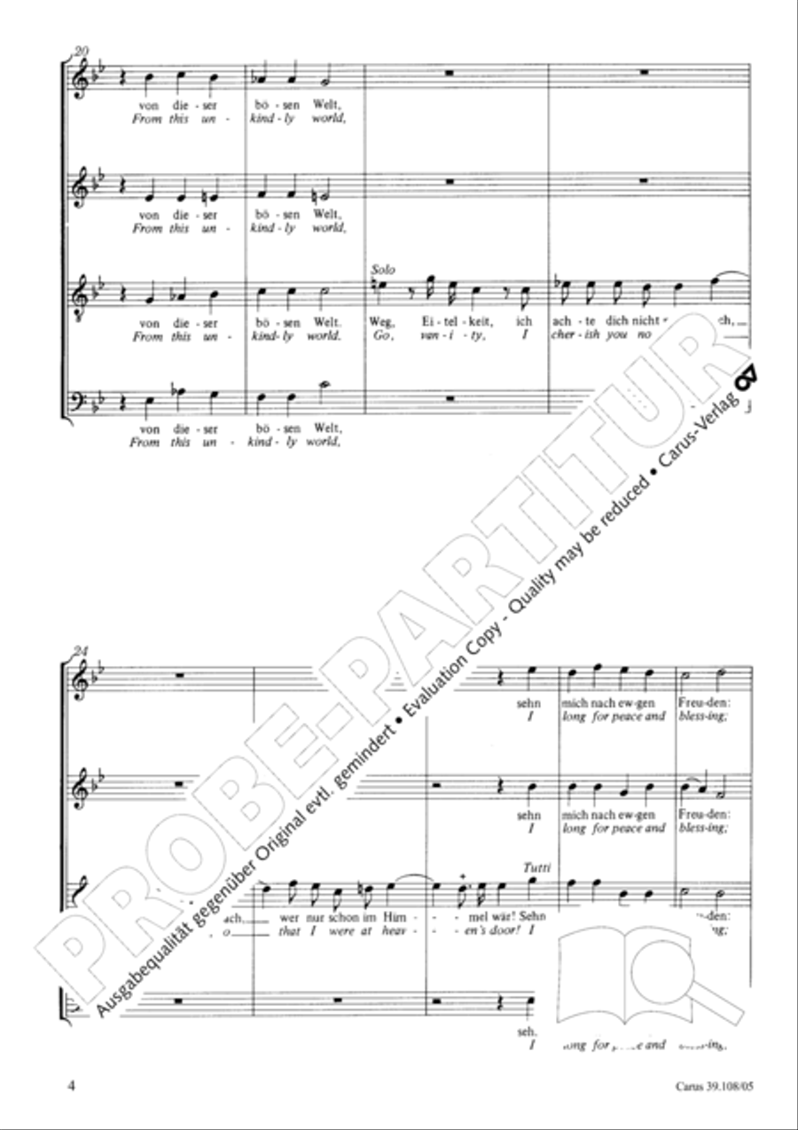 My longing is unbounded (Herzlich tut mich verlangen) TB scores gallery preview page 5