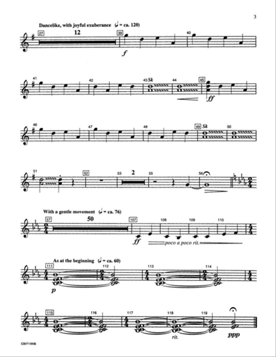 A Festival of Lessons and Carols Choir scores gallery preview page 3