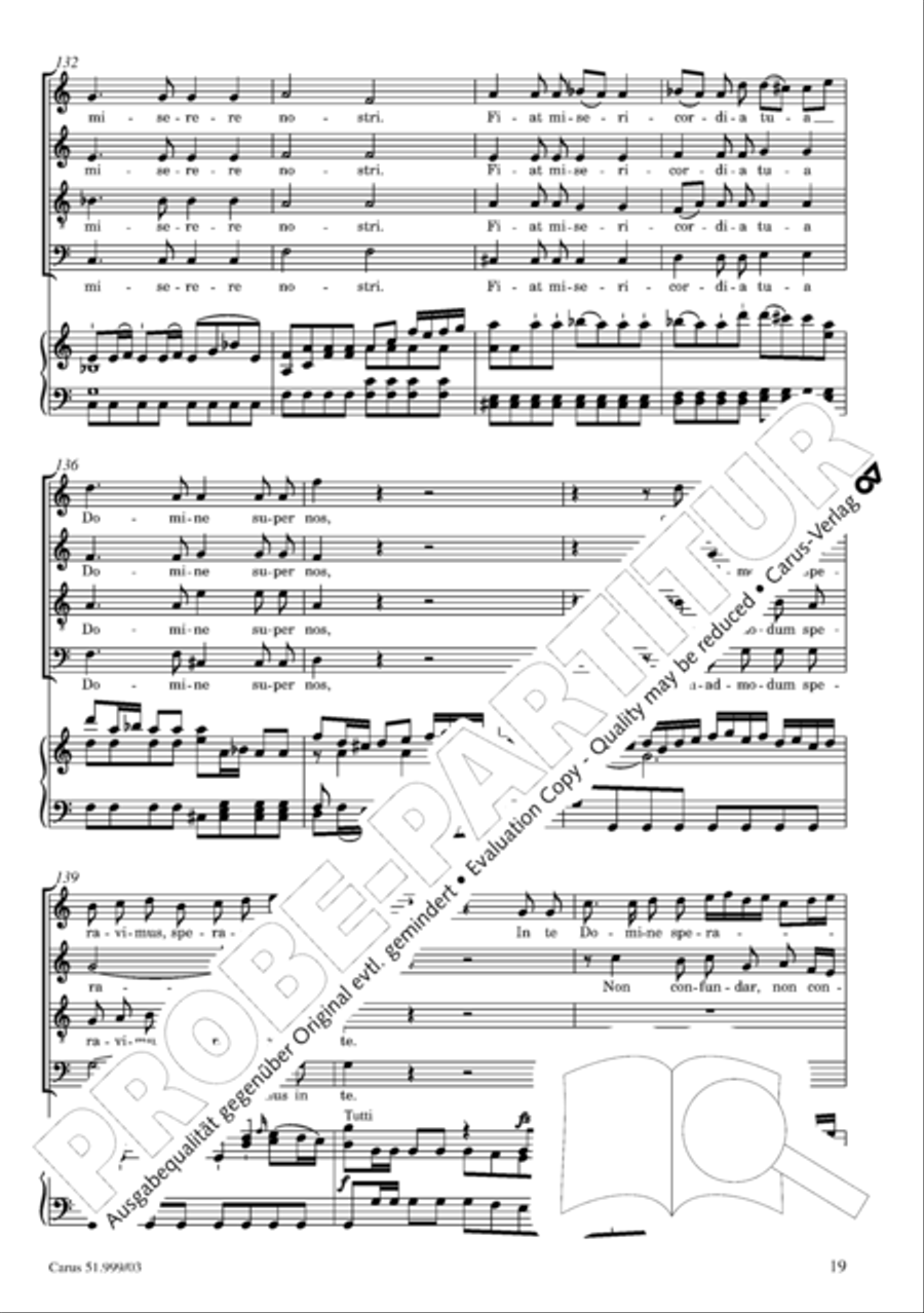 Te Deum Te Deum 4-Part scores gallery preview page 20