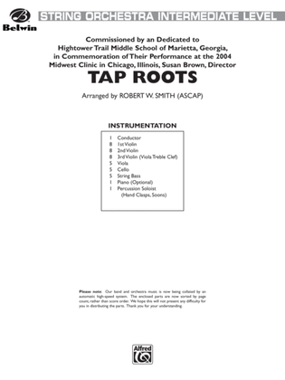 Tap Roots: Score