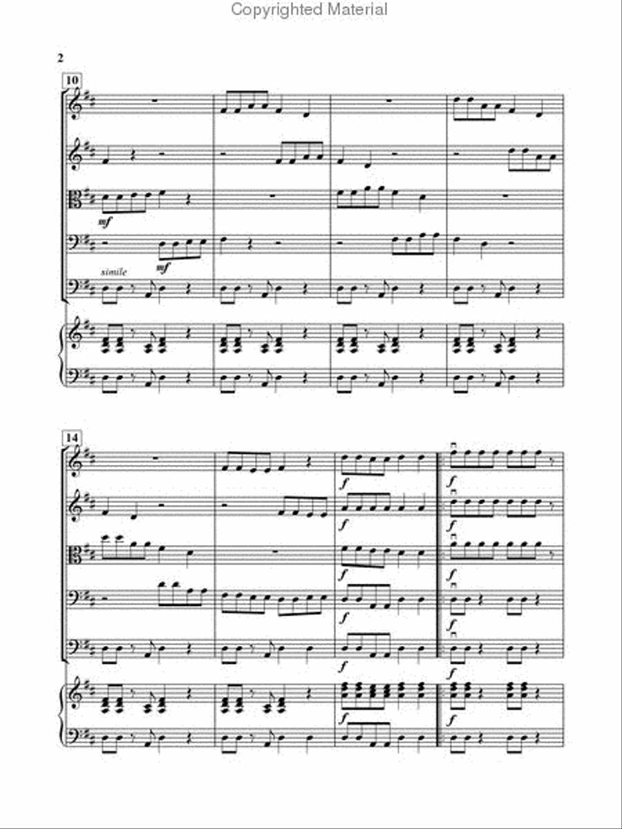 Catch Me If You Can String Orchestra scores gallery preview page 3
