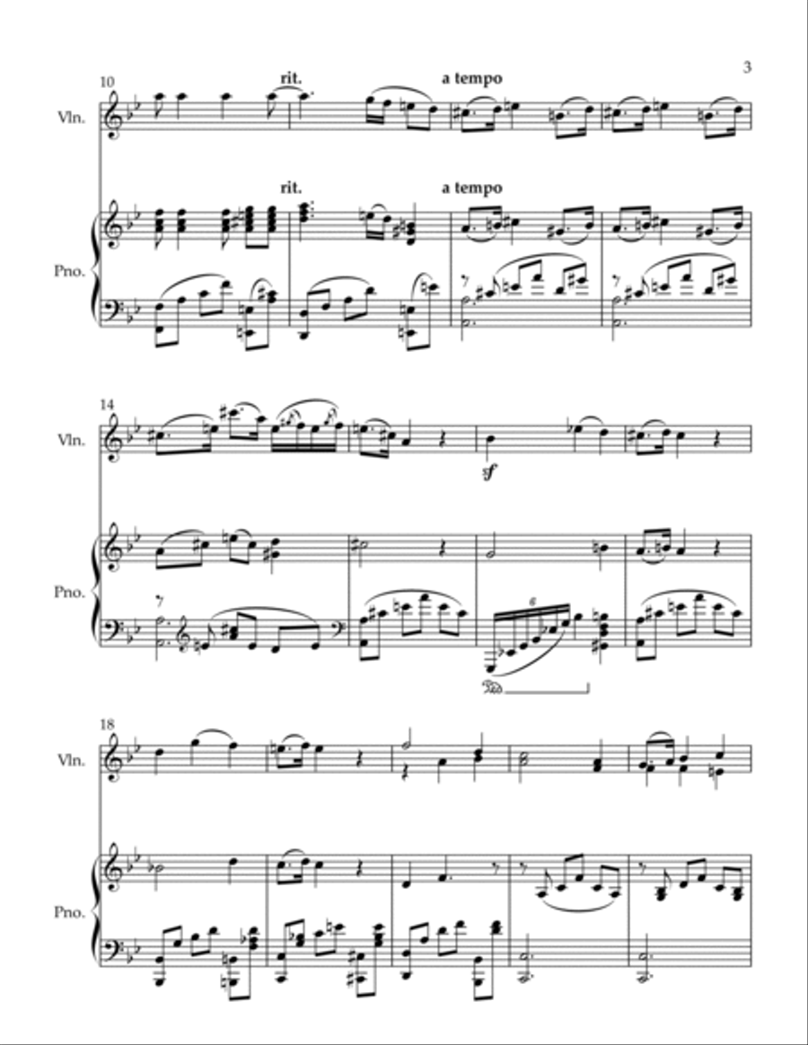 Reverie #1 Reverie #1 Violin Solo scores gallery preview page 3