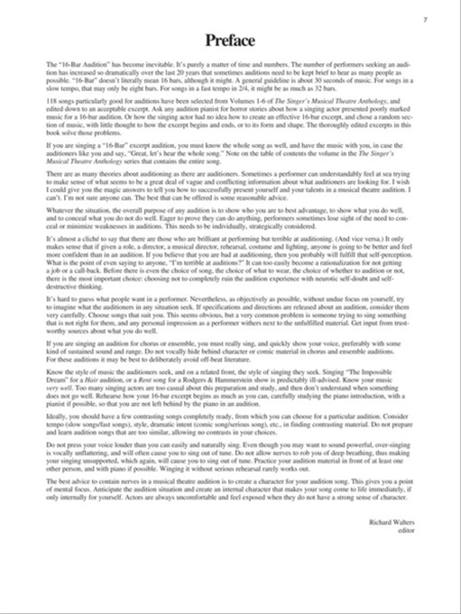 The Singer's Musical Theatre Anthology – “16-Bar” Audition - Revised Edition Mezzo-Soprano Voice scores gallery preview page 4