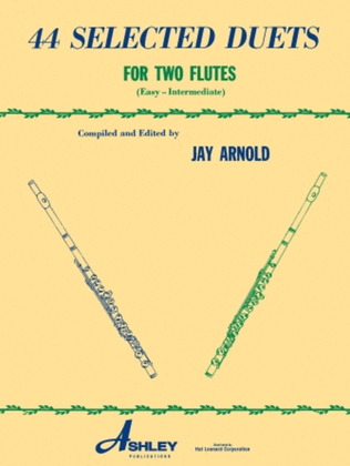 Book cover for 44 Selected Duets for Two Flutes - Book 1