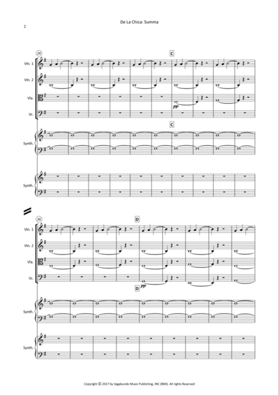 De La Chica: Summa Score and Parts scores gallery preview page 5