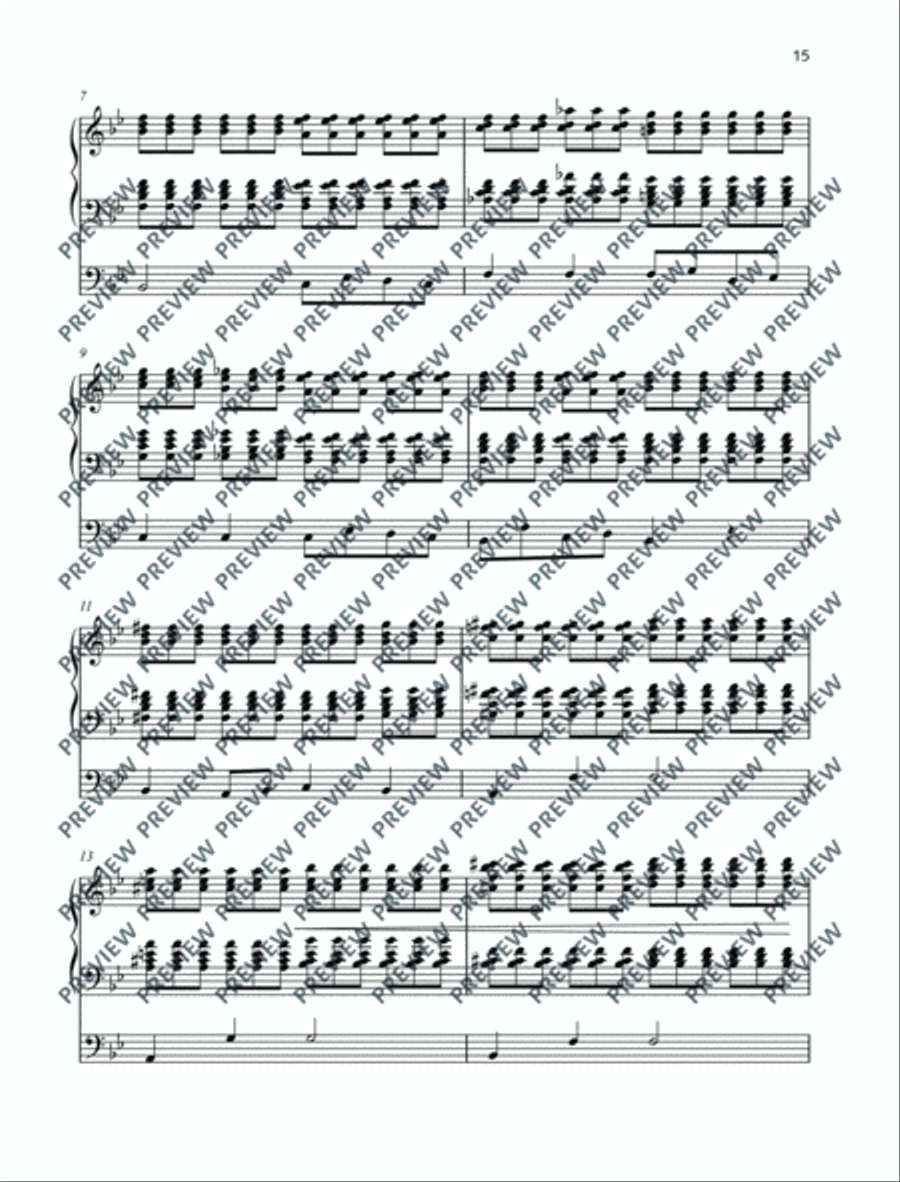 The Carnival of the Animals Organ scores gallery preview page 16