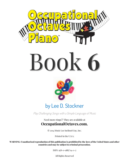 Occupational Octaves Piano™ - Book 6