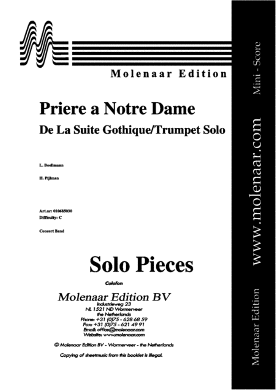 Priere a Notre Dame Priere a Notre Dame Concert Band scores gallery preview page 2