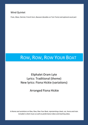 Row, Row, Row Your Boat: Wind Quintet