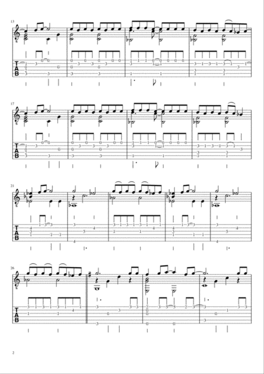 Total Eclipse Of The Heart Electric Guitar scores gallery preview page 2