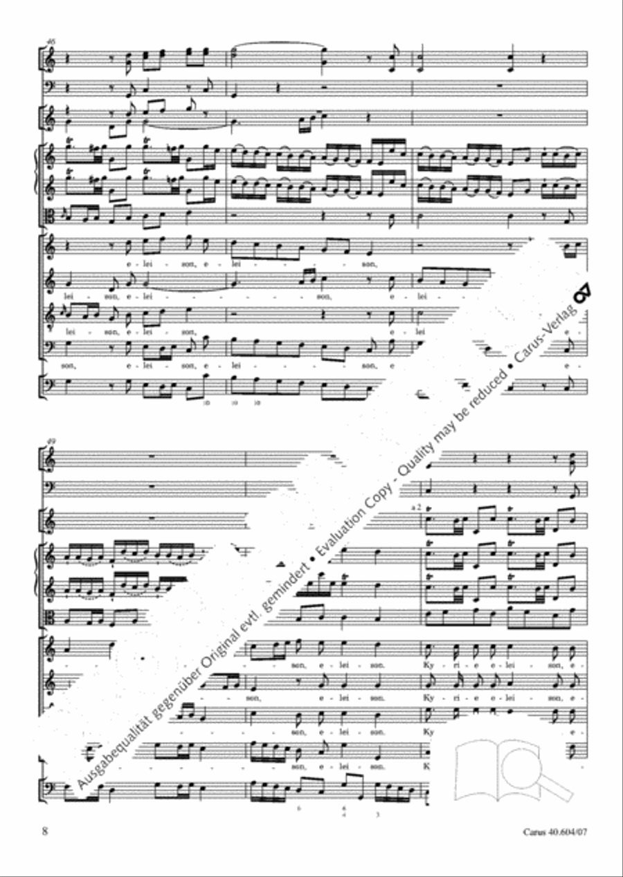 Grosse Mariazeller Messe in C 4-Part scores gallery preview page 21