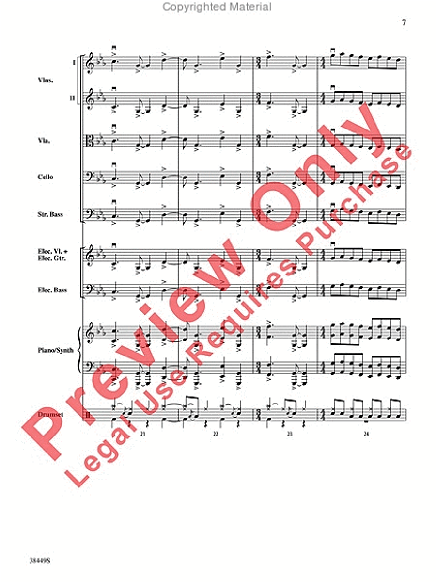 Requiem (The Fifth) String Orchestra scores gallery preview page 8