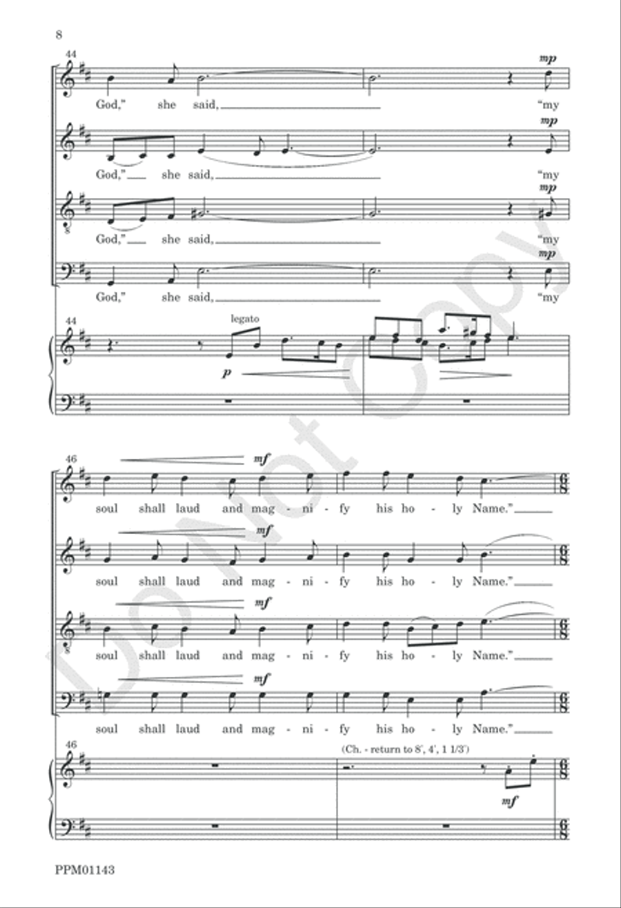 Gabriel's Message 4-Part scores gallery preview page 9