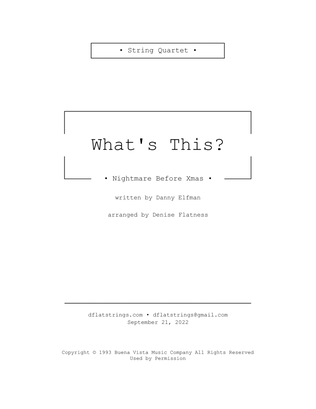 Book cover for What's This?