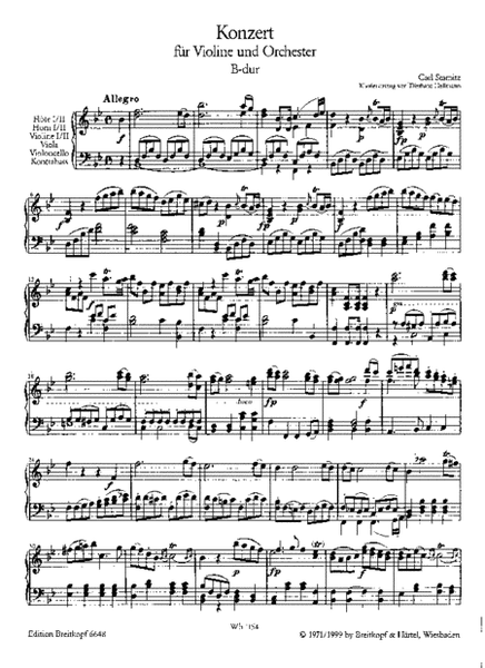 Violin Concerto in Bb major