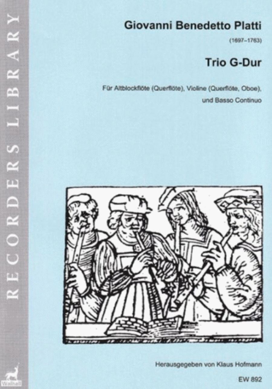 Trio G-Dur Flute scores gallery preview page 1