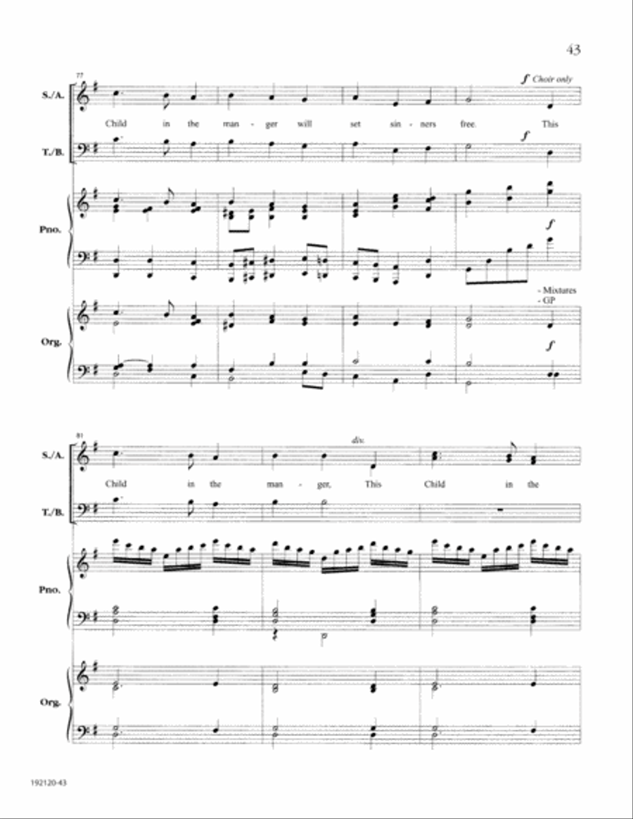 Let the People Sing at Christmas 4-Part scores gallery preview page 47