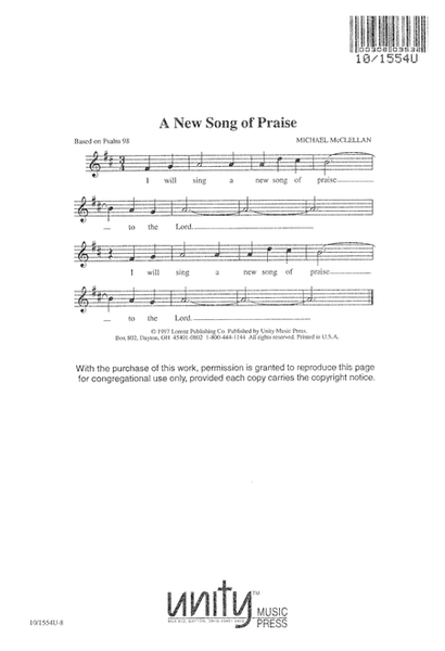 A New Song of Praise