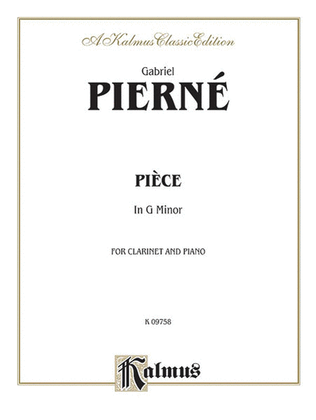 Book cover for Piece in G Minor