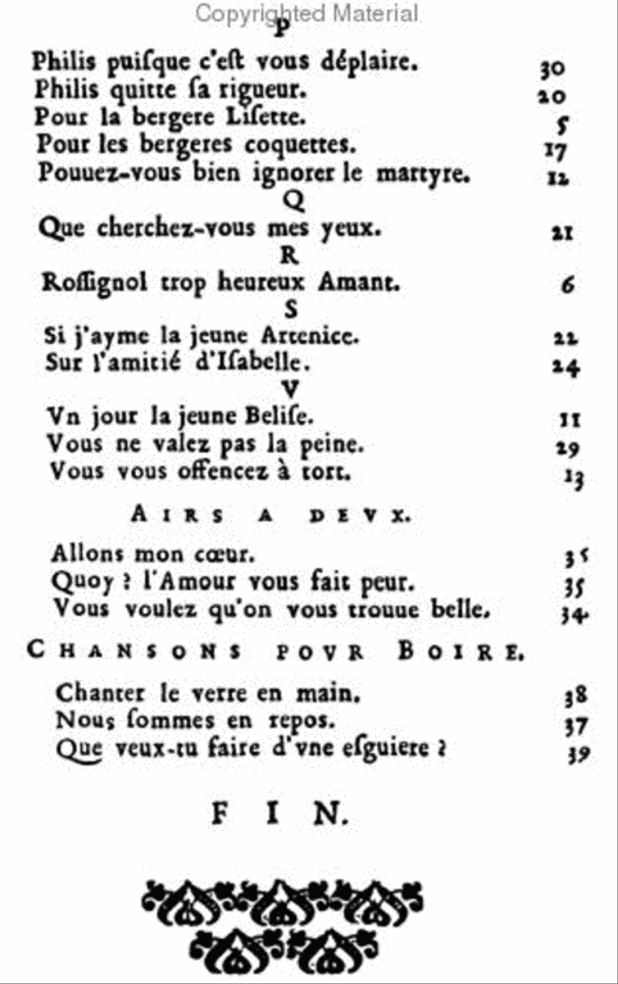 III. Book of drinking and dancing songs Soprano Voice scores gallery preview page 3