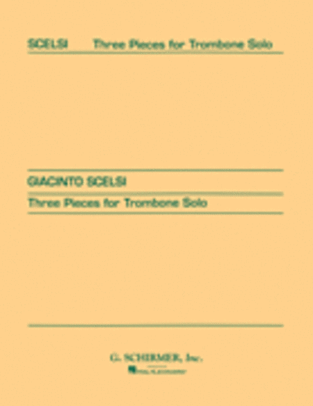Three pieces for Trombone Solo (1956) image number null