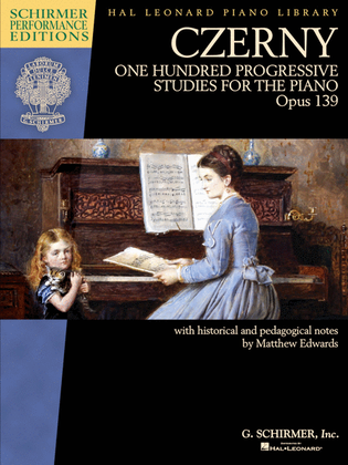 Book cover for Czerny – One Hundred Progressive Studies for the Piano, Op. 139