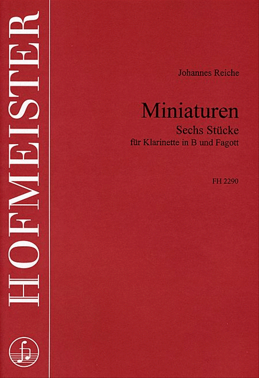 Miniaturen Miniaturen Bassoon scores gallery preview page 1