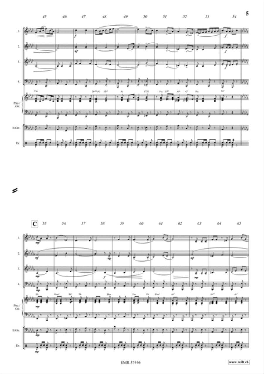 Rayo Del Sol Woodwind Quartet scores gallery preview page 4