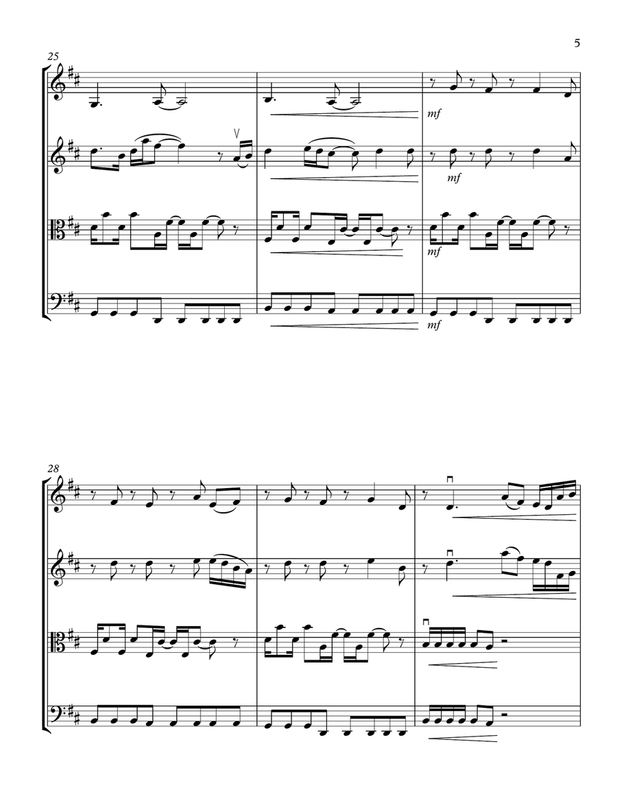 The Bones String Quartet scores gallery preview page 5