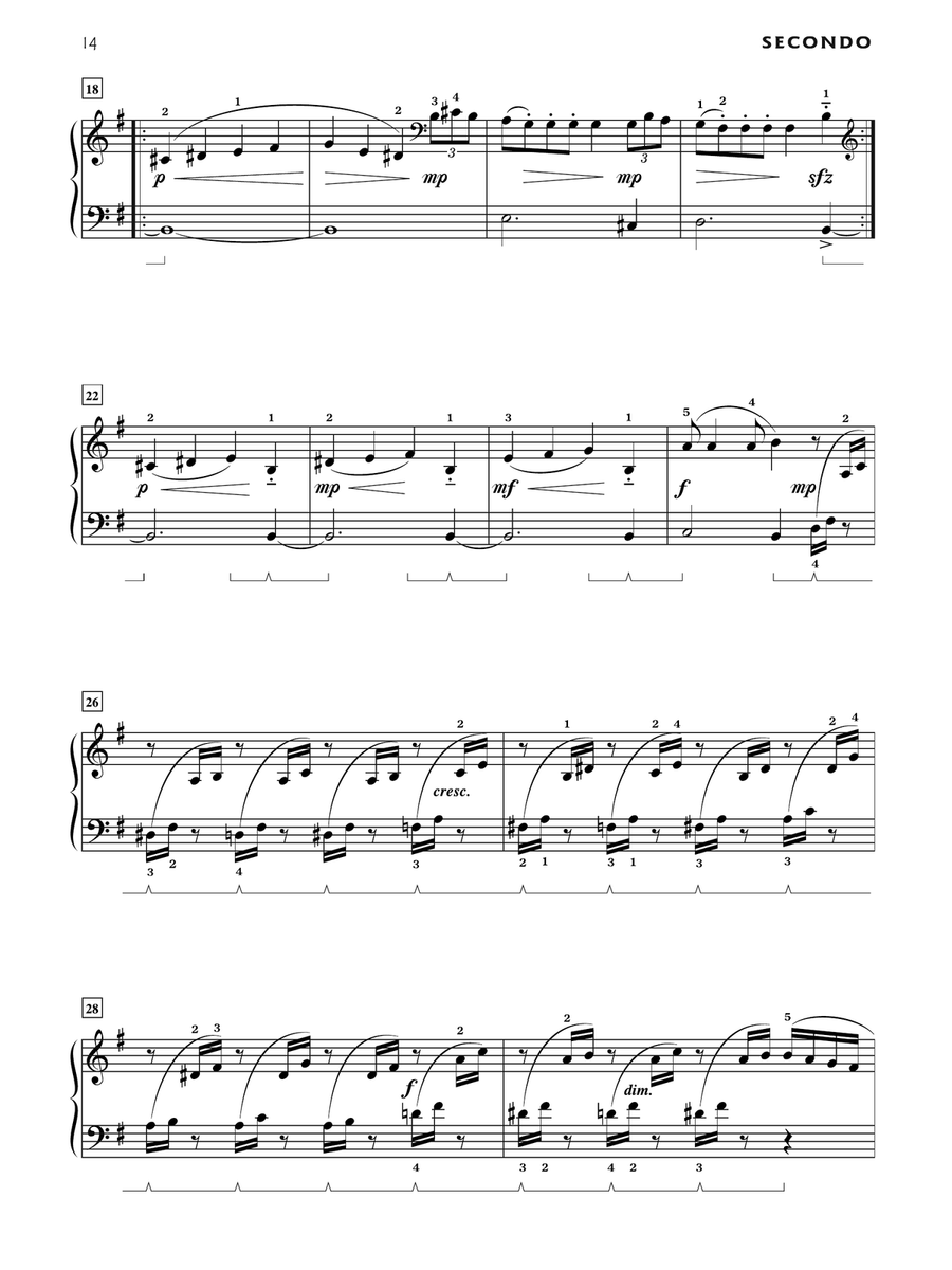 Dance of the Sugar Plum Fairy - Piano Duet (1 Piano, 4 Hands) 1 Piano, 4-Hands scores gallery preview page 3