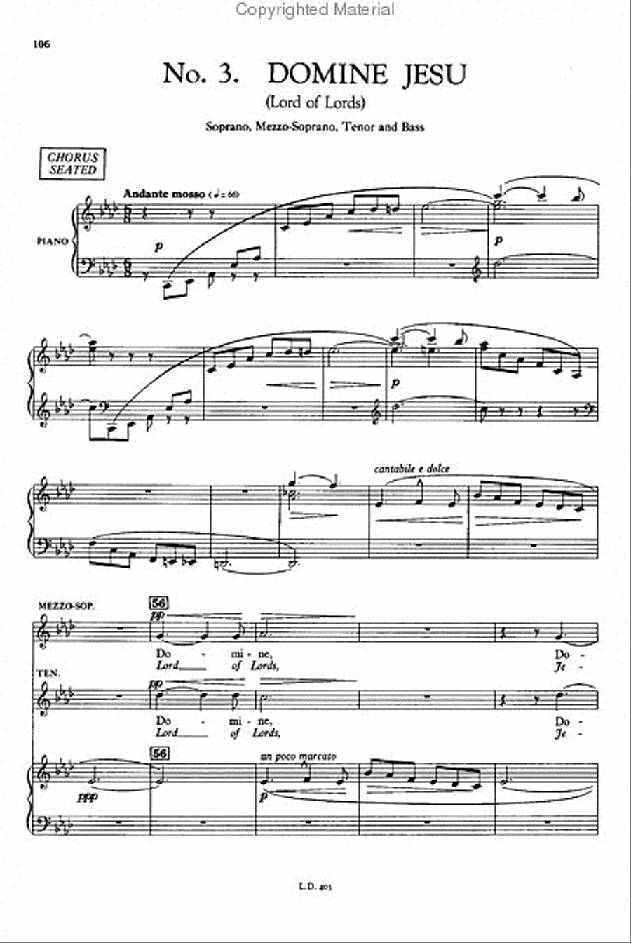 Messa Da Requiem (Requiem Mass) Choir scores gallery preview page 5