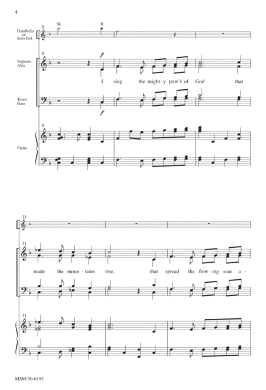 How Can I Keep from Singing 4-Part scores gallery preview page 2