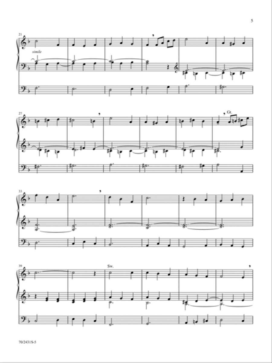 Bring a Torch Organ scores gallery preview page 5