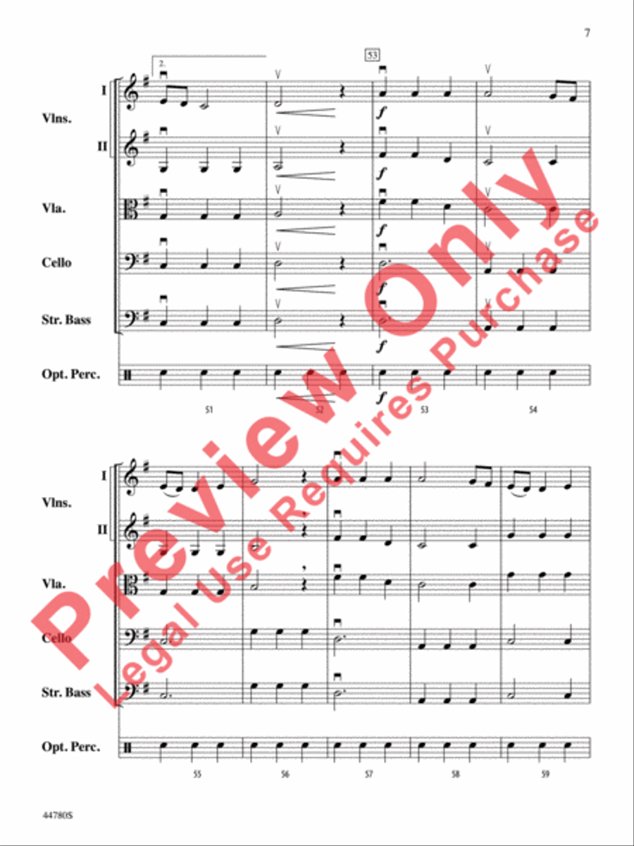 Medieval Dance String Orchestra scores gallery preview page 8